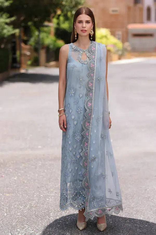 Noor by Saadia Asad | Chiffon Formals 23 | D1-Laira -  Noor by Saadia Asad Formal - Original Designer Dress - House of Maryam