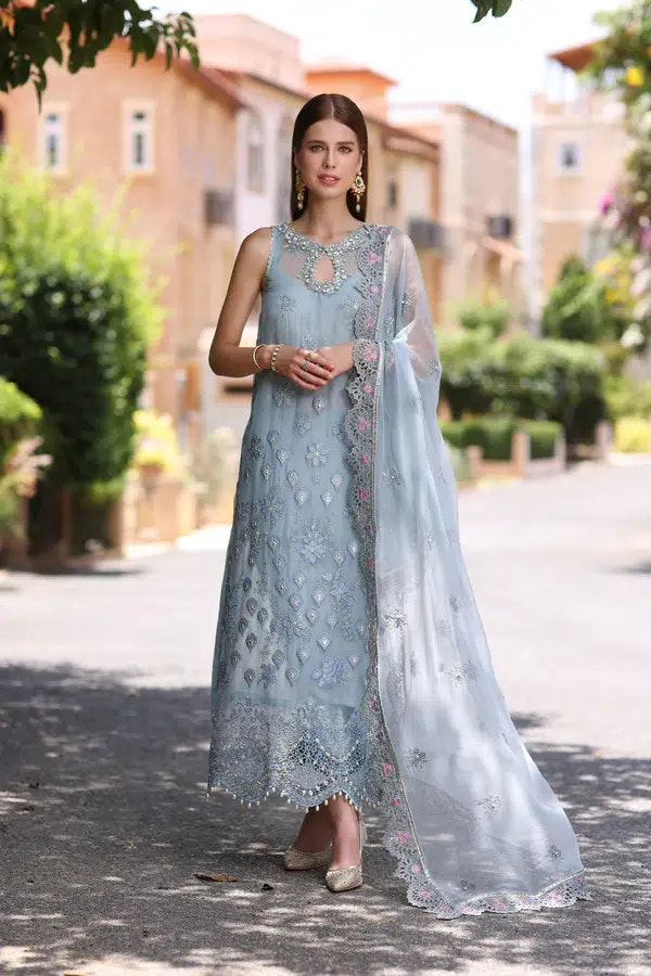 Noor by Saadia Asad | Chiffon Formals 23 | D1-Laira -  Noor by Saadia Asad Formal - Original Designer Dress - House of Maryam