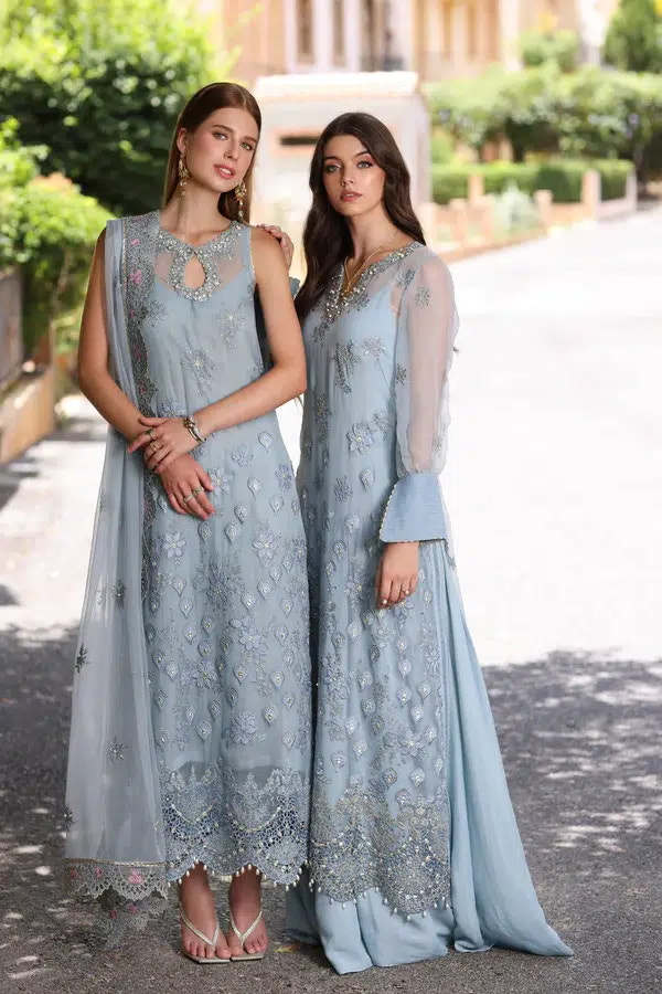 Noor by Saadia Asad | Chiffon Formals 23 | D1-Laira -  Noor by Saadia Asad Formal - Original Designer Dress - House of Maryam