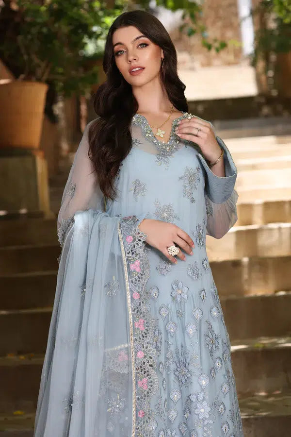 Noor by Saadia Asad | Chiffon Formals 23 | D1-Laira -  Noor by Saadia Asad Formal - Original Designer Dress - House of Maryam