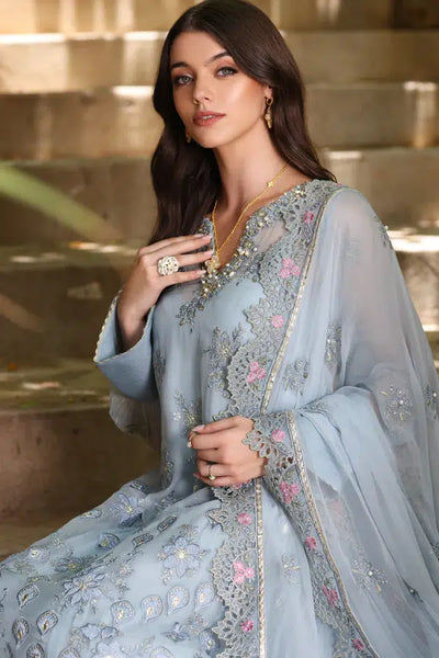 Noor by Saadia Asad | Chiffon Formals 23 | D1-Laira -  Noor by Saadia Asad Formal - Original Designer Dress - House of Maryam