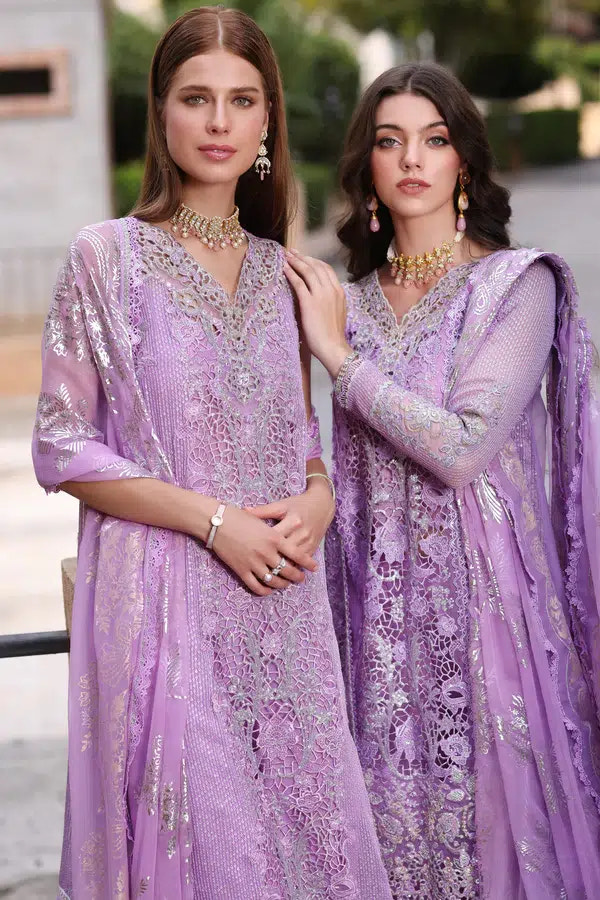 Noor by Saadia Asad | Chiffon Formals 23 | D6-Nura -  Noor by Saadia Asad Formal - Original Designer Dress - House of Maryam