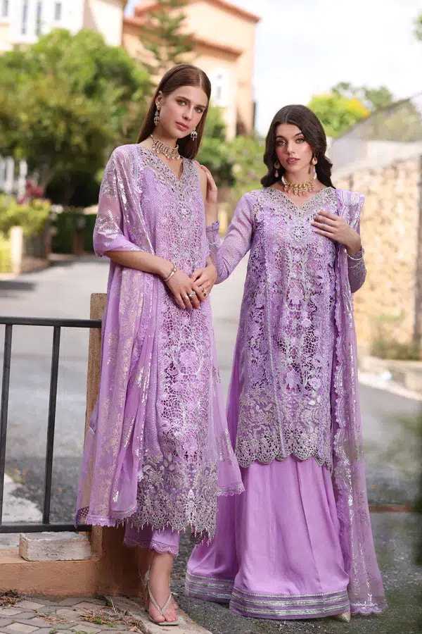 Noor by Saadia Asad | Chiffon Formals 23 | D6-Nura -  Noor by Saadia Asad Formal - Original Designer Dress - House of Maryam