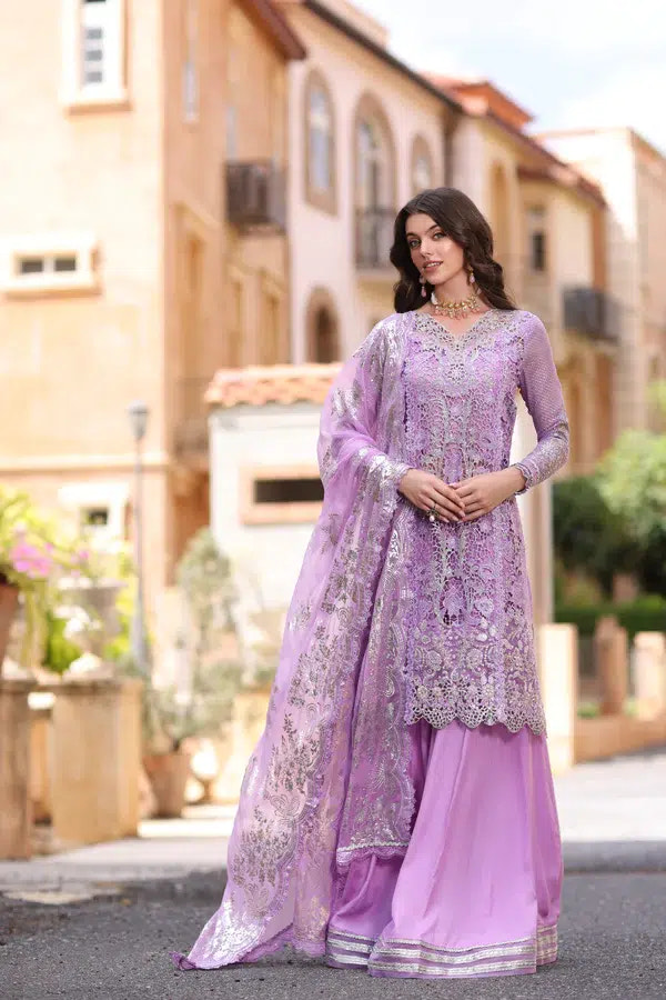 Noor by Saadia Asad | Chiffon Formals 23 | D6-Nura -  Noor by Saadia Asad Formal - Original Designer Dress - House of Maryam