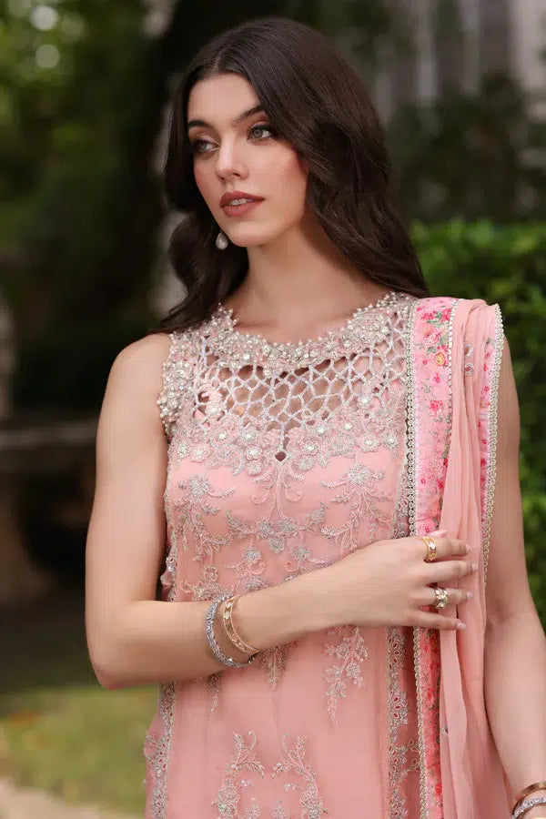 Noor by Saadia Asad | Chiffon Formals 23 | D2-Ekai -  Noor by Saadia Asad Formal - Original Designer Dress - House of Maryam