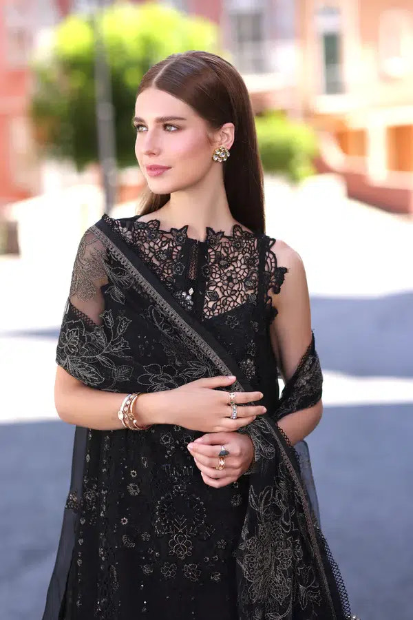 Noor by Saadia Asad | Chiffon Formals 23 | D7-Zira -  Noor by Saadia Asad Formal - Original Designer Dress - House of Maryam
