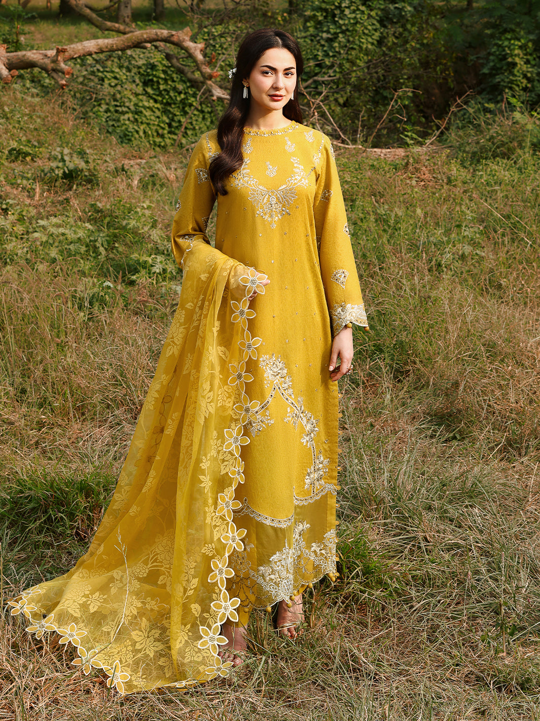 Allys | Janaan Eid Edit 26' | Saffron-10