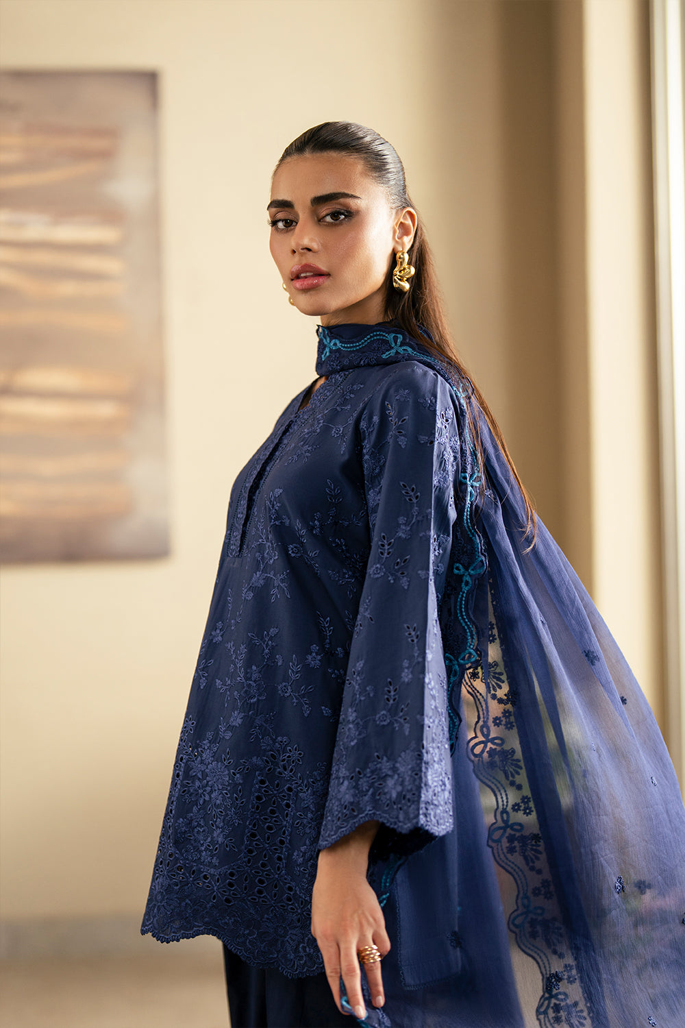 Azure | Luxury Lawn 26 | Sapphire Veil, image 3