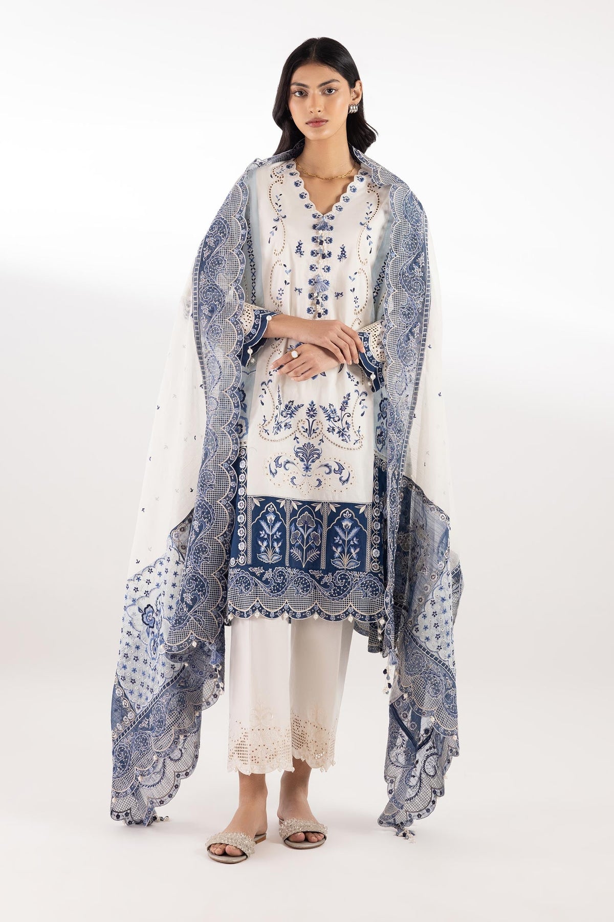 Sana Safinaz | Luxury Pret | Lawn Suit SC26SGE423P3-1