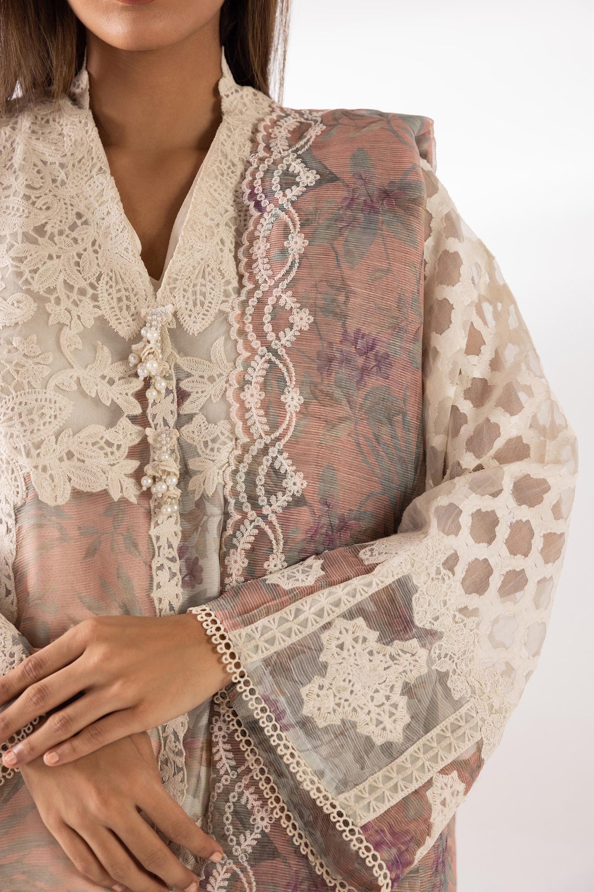 Sana Safinaz | Luxury Pret | Jacquard Suit SC26SGE394P3-3