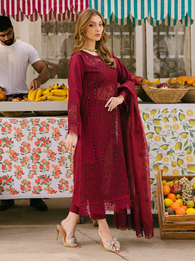 Mahnur | Mahrukh Eid Edit 24 | SCARLET DREAM -  Mahnur Luxury - Original Designer Dress - House of Maryam