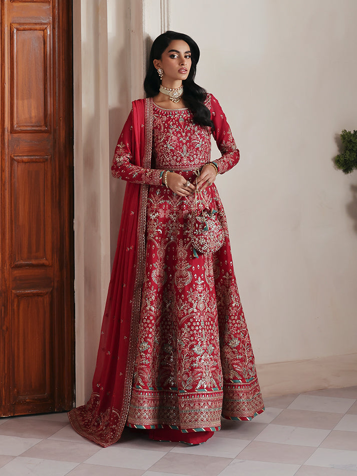 Gulaal | Serica Raw Silk | Serosia -  Gulaal Ladies Clothes - Original Designer Dress - House of Maryam