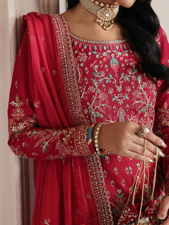 Gulaal | Serica Raw Silk | Serosia -  Gulaal Ladies Clothes - Original Designer Dress - House of Maryam