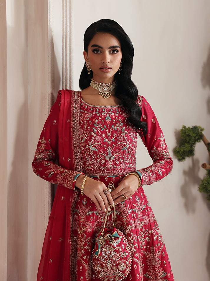 Gulaal | Serica Raw Silk | Serosia -  Gulaal Ladies Clothes - Original Designer Dress - House of Maryam