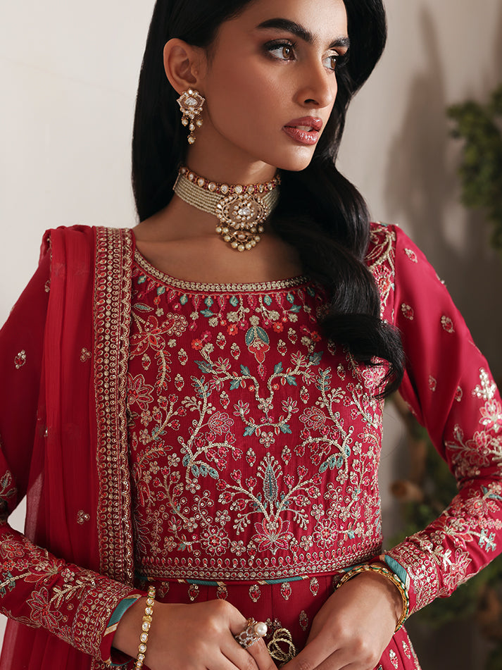 Gulaal | Serica Raw Silk | Serosia -  Gulaal Ladies Clothes - Original Designer Dress - House of Maryam