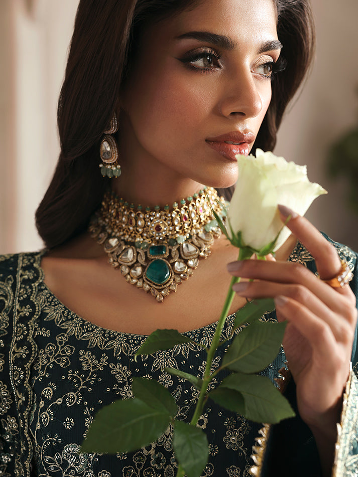 Gulaal | Serica Raw Silk | Seraphine -  Gulaal Ladies Clothes - Original Designer Dress - House of Maryam
