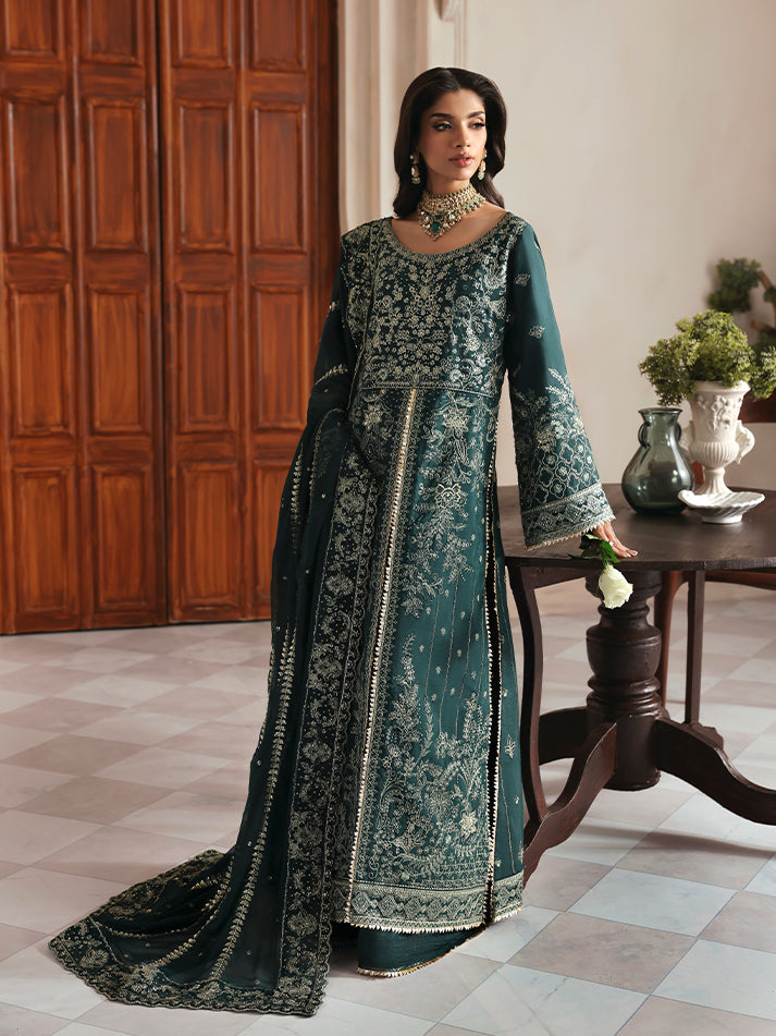 Gulaal | Serica Raw Silk | Seraphine -  Gulaal Ladies Clothes - Original Designer Dress - House of Maryam