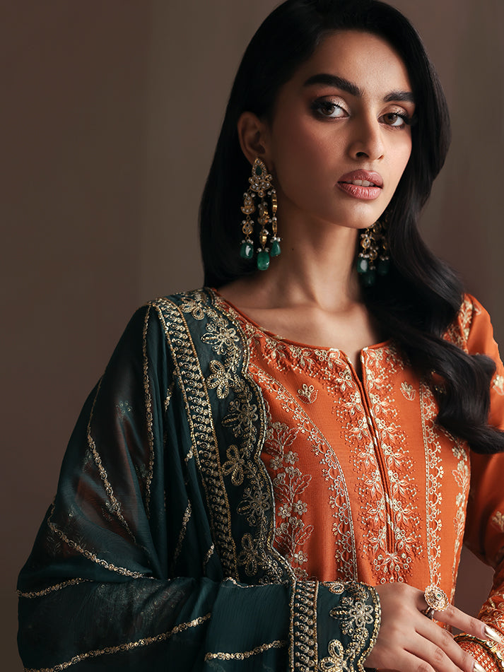Gulaal | Serica Raw Silk | Ciora -  Gulaal Ladies Clothes - Original Designer Dress - House of Maryam