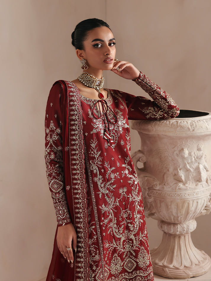 Gulaal | Serica Raw Silk | Seryne -  Gulaal Ladies Clothes - Original Designer Dress - House of Maryam