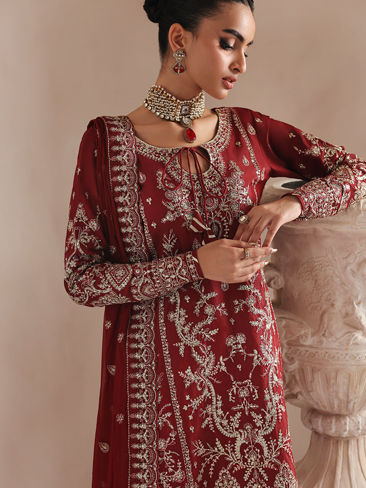 Gulaal | Serica Raw Silk | Seryne -  Gulaal Ladies Clothes - Original Designer Dress - House of Maryam