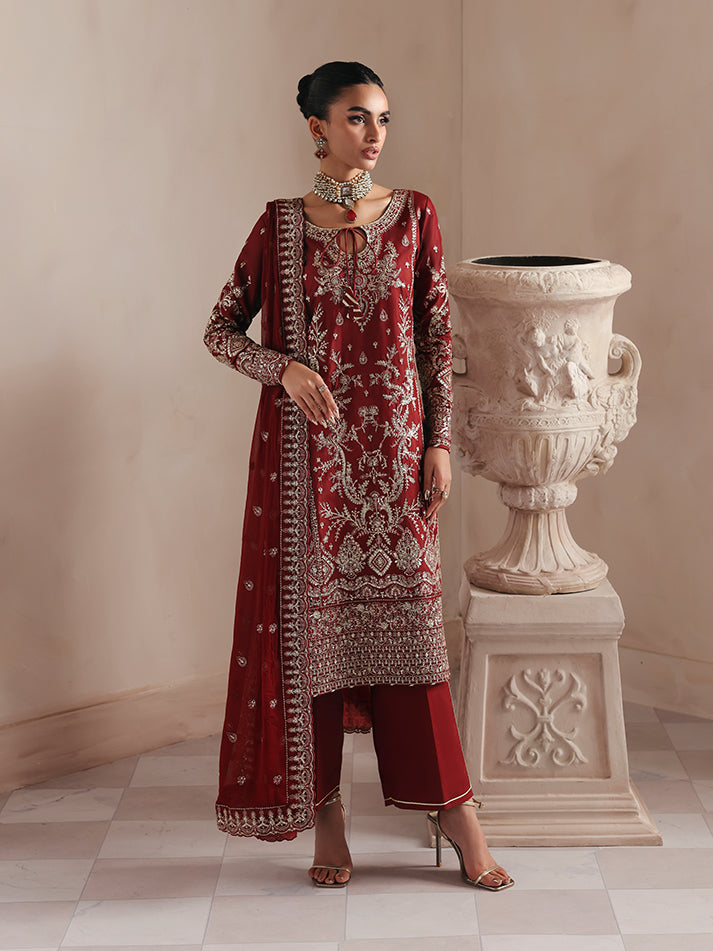 Gulaal | Serica Raw Silk | Seryne -  Gulaal Ladies Clothes - Original Designer Dress - House of Maryam