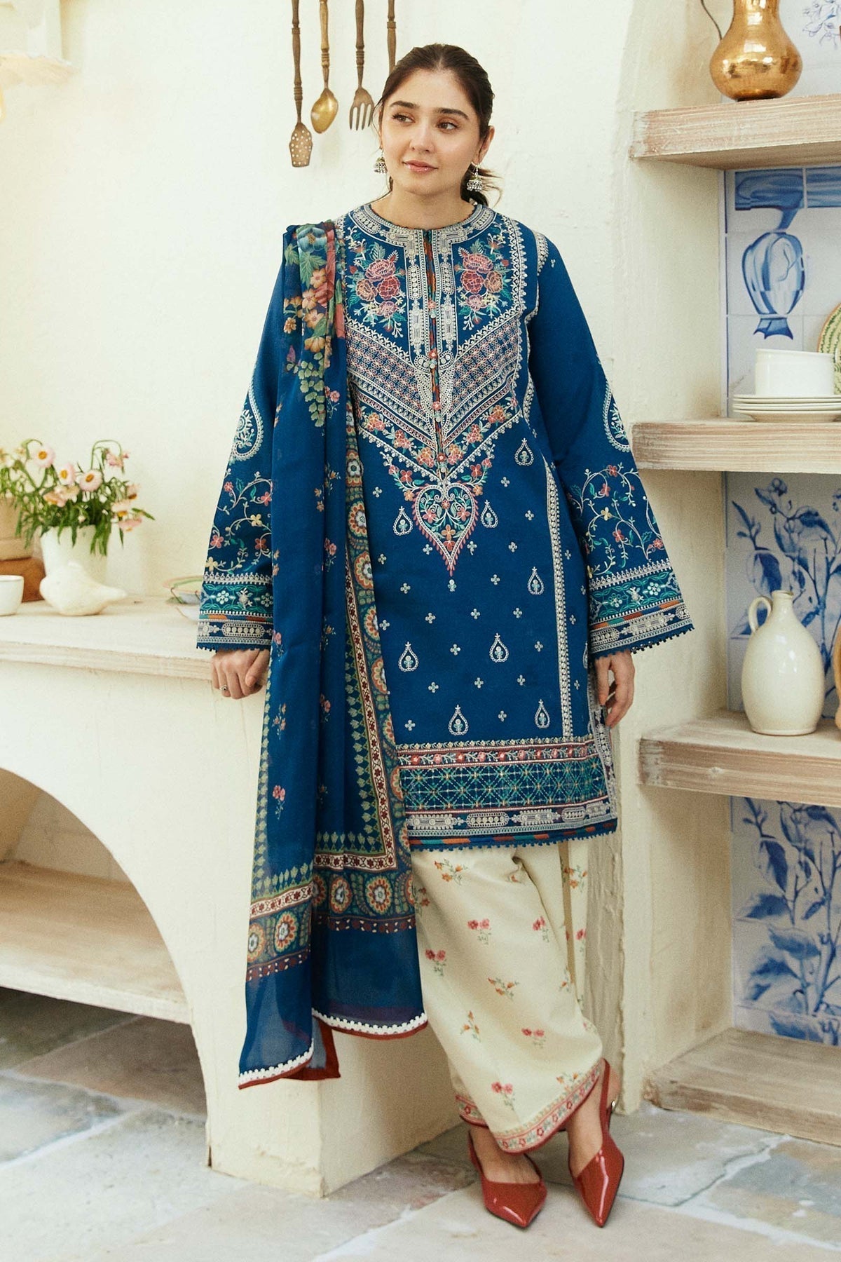 Zara Shahjahan | Coco Lawn Eid Edit 24 | SEHER-D1 -  Zara Shahjahan Luxury - Original Designer Dress - House of Maryam