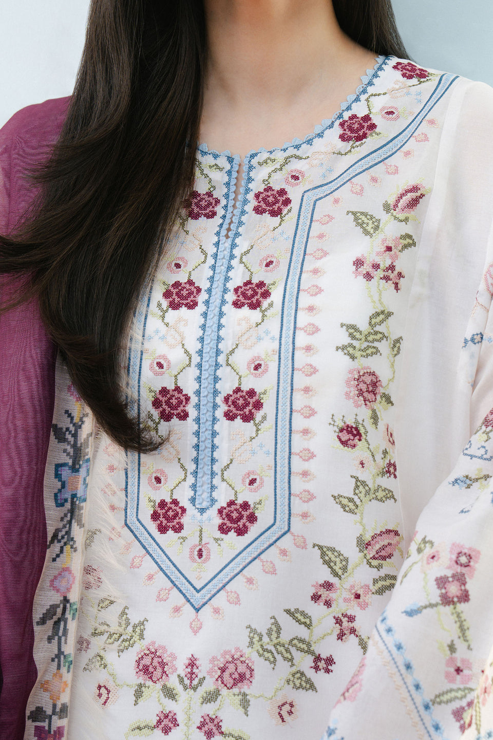 Zara Shahjahan | Coco Lawn 25 | SERENE-2B -  Zara Shahjahan Ladies Clothes - Original Designer Dress - House of Maryam