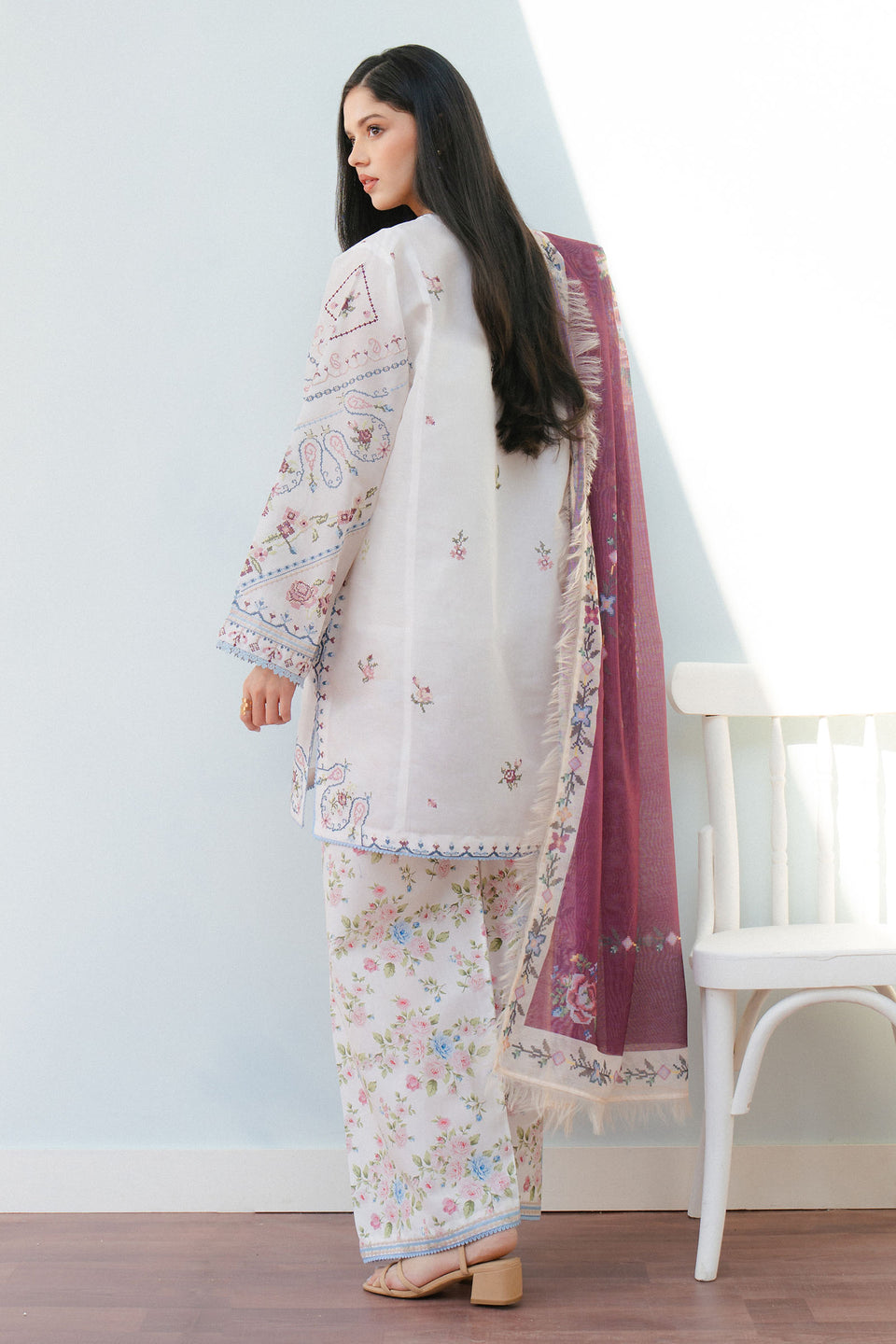 Zara Shahjahan | Coco Lawn 25 | SERENE-2B -  Zara Shahjahan Ladies Clothes - Original Designer Dress - House of Maryam