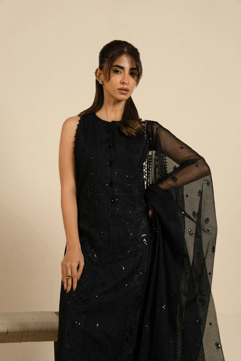 Alkaram | Summer 26 | SF-01-26-Black, image 4