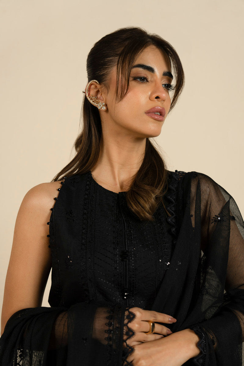 Alkaram | Summer 26 | SF-01-26-Black, image 3