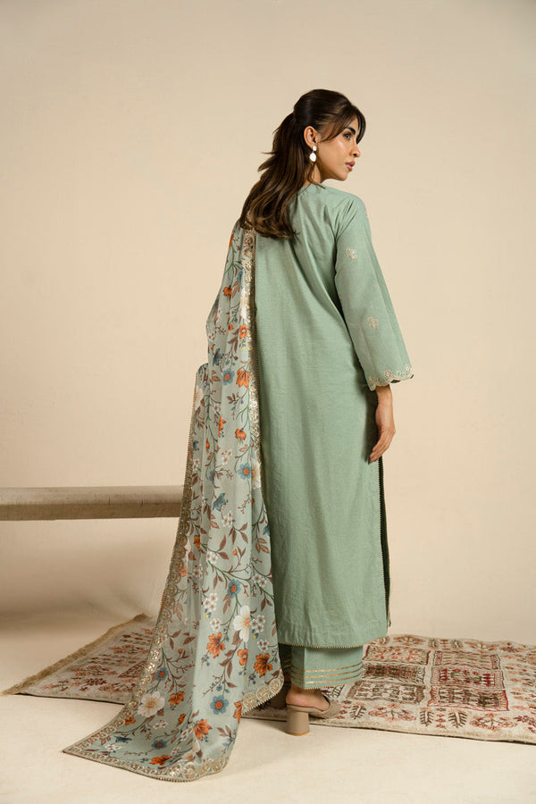 Alkaram | Summer 26 | SF-12-26-Green, image 2
