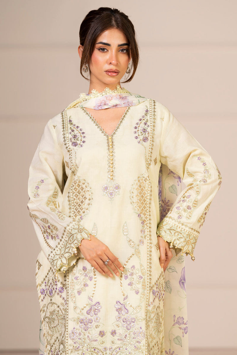 Alkaram | Summer 26 | SF-13-26-Cream, image 5