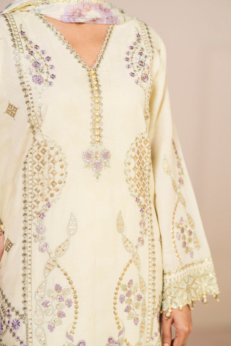 Alkaram | Summer 26 | SF-13-26-Cream, image 3