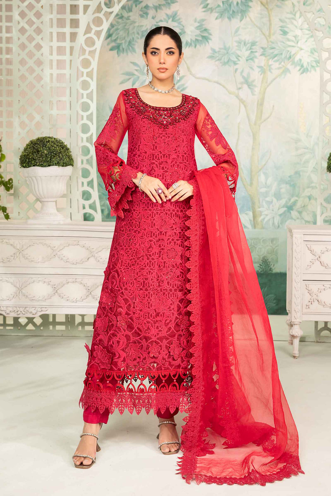 Maira B | Ready to Wear | SF-EA24-34 -  Maria B Luxury Formals -  House of Maryam