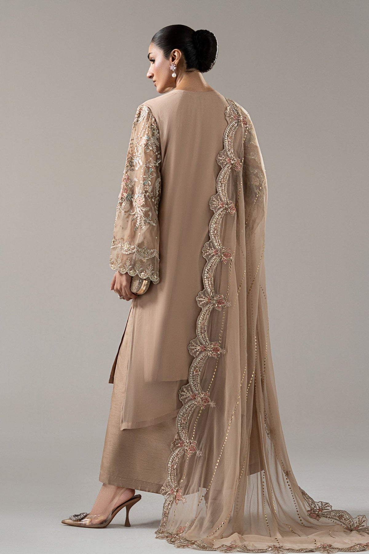 Maria B | Luxury Formals Pre Fall | SF-EA25-18R1-Skin, image 2