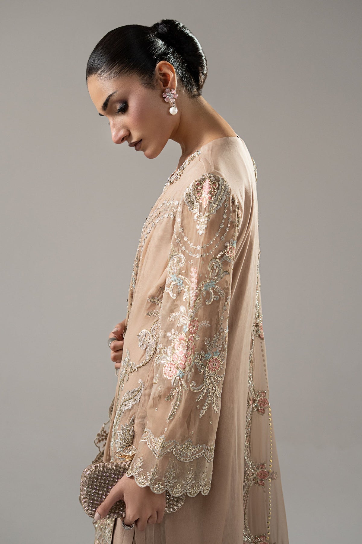 Maria B | Luxury Formals Pre Fall | SF-EA25-18R1-Skin, image 4