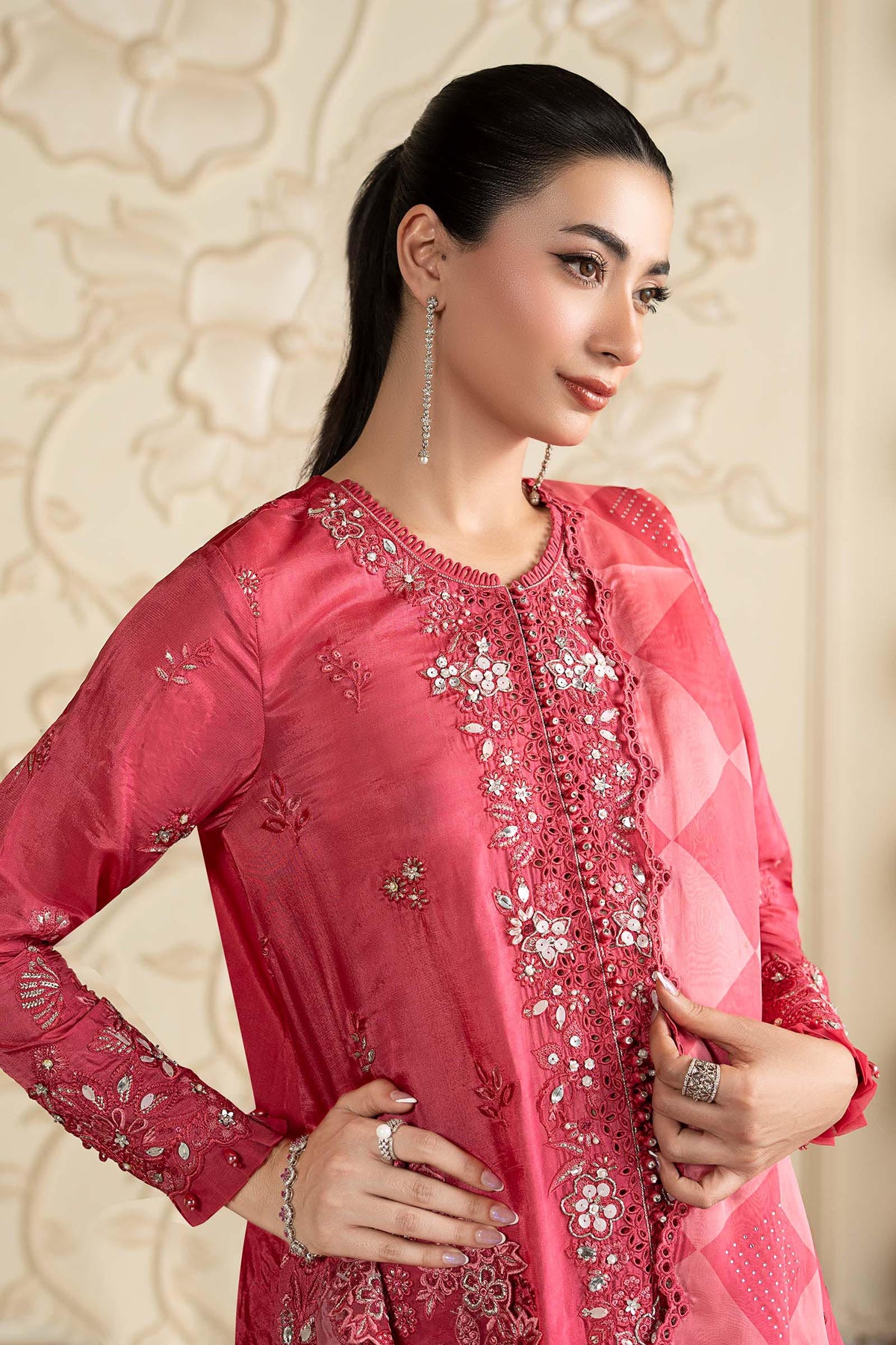Maria B | Luxury Formals Pre Fall | SF-EA26-12-Pink, image 4