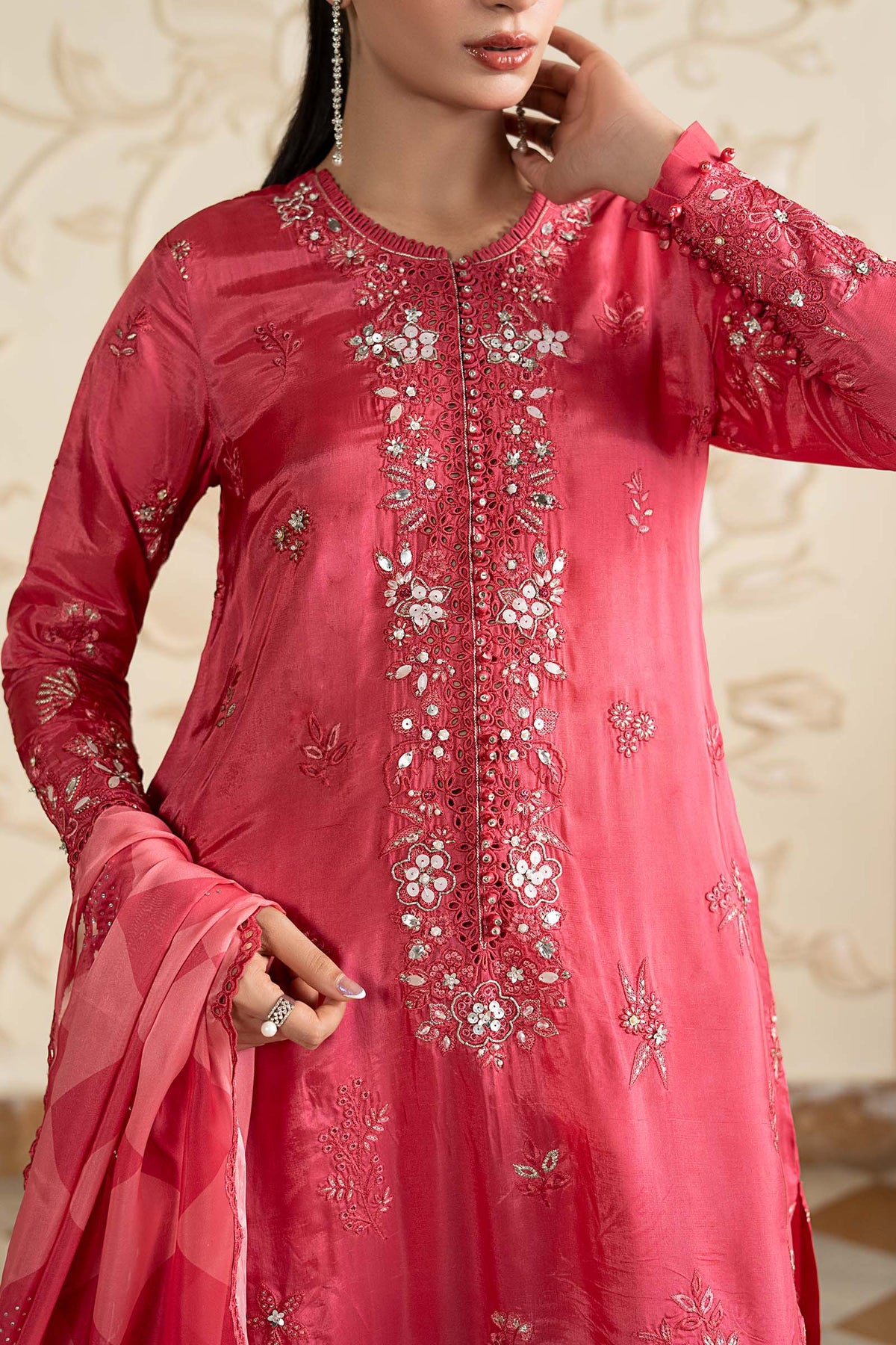 Maria B | Luxury Formals Pre Fall | SF-EA26-12-Pink, image 3