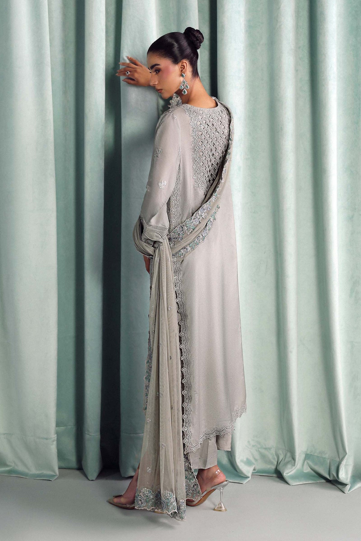 Maria B | Luxury Formals Pre Fall | SF-EA26-37-Grey, image 2