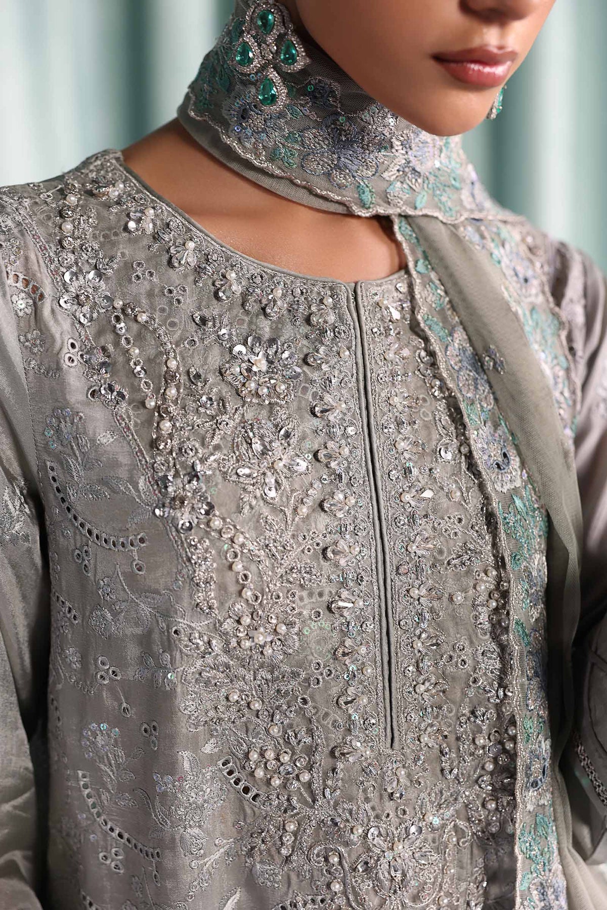 Maria B | Luxury Formals Pre Fall | SF-EA26-37-Grey, image 3