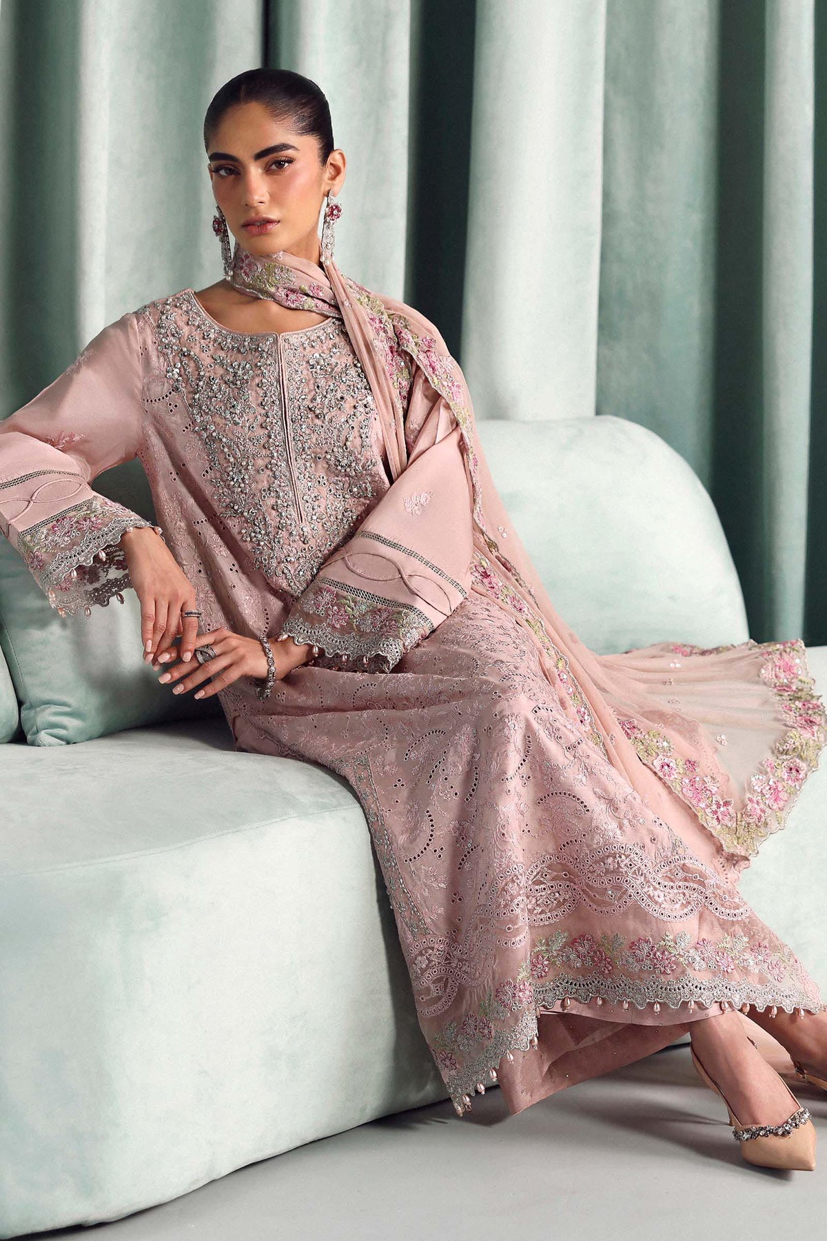 Maria B | Luxury Formals Pre Fall | SF-EA26-37-Pink, image 4