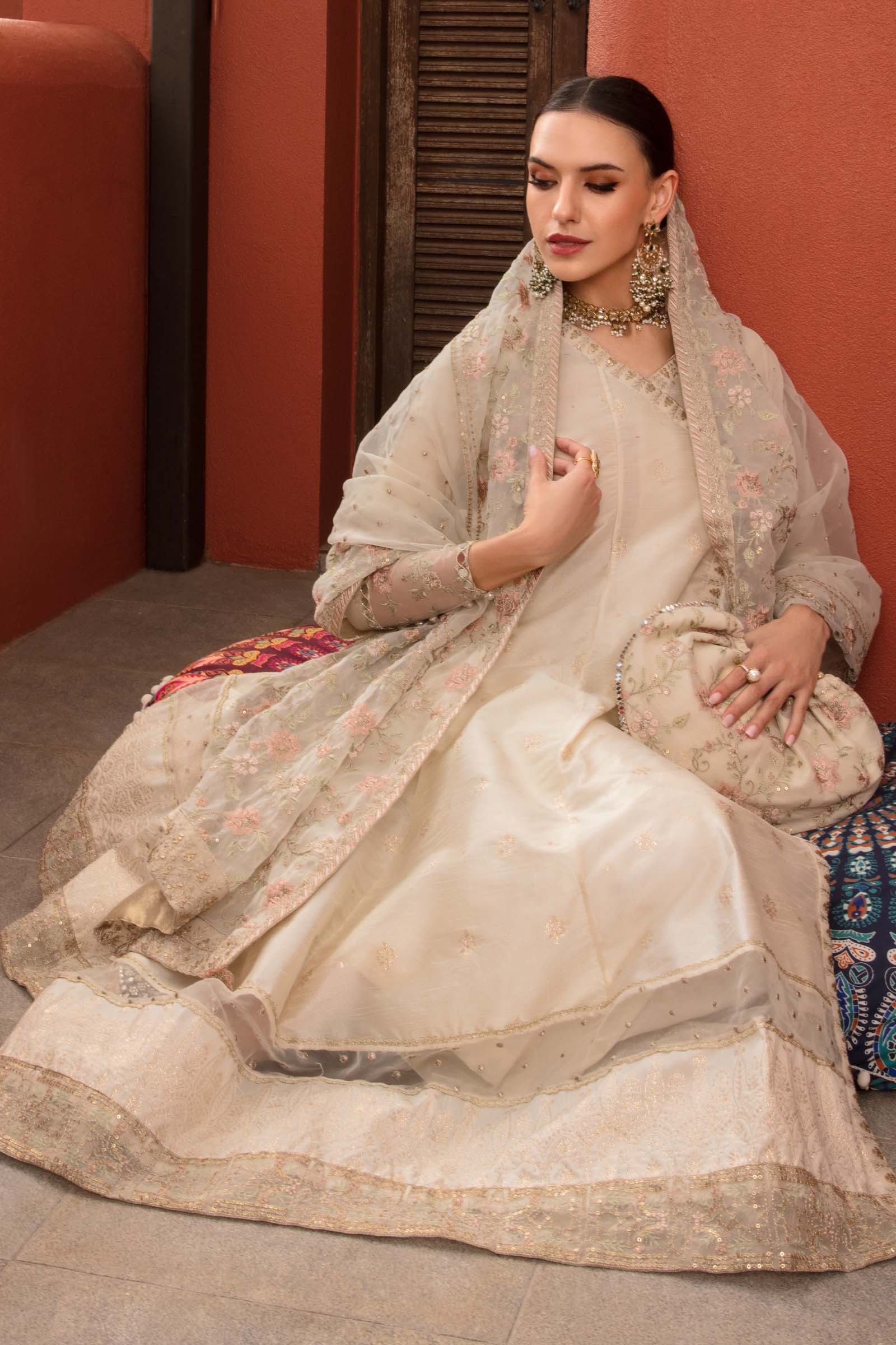 Maira B | Ready to Wear | SF-EF23-07R1 -  Maria B Luxury Formals -  House of Maryam