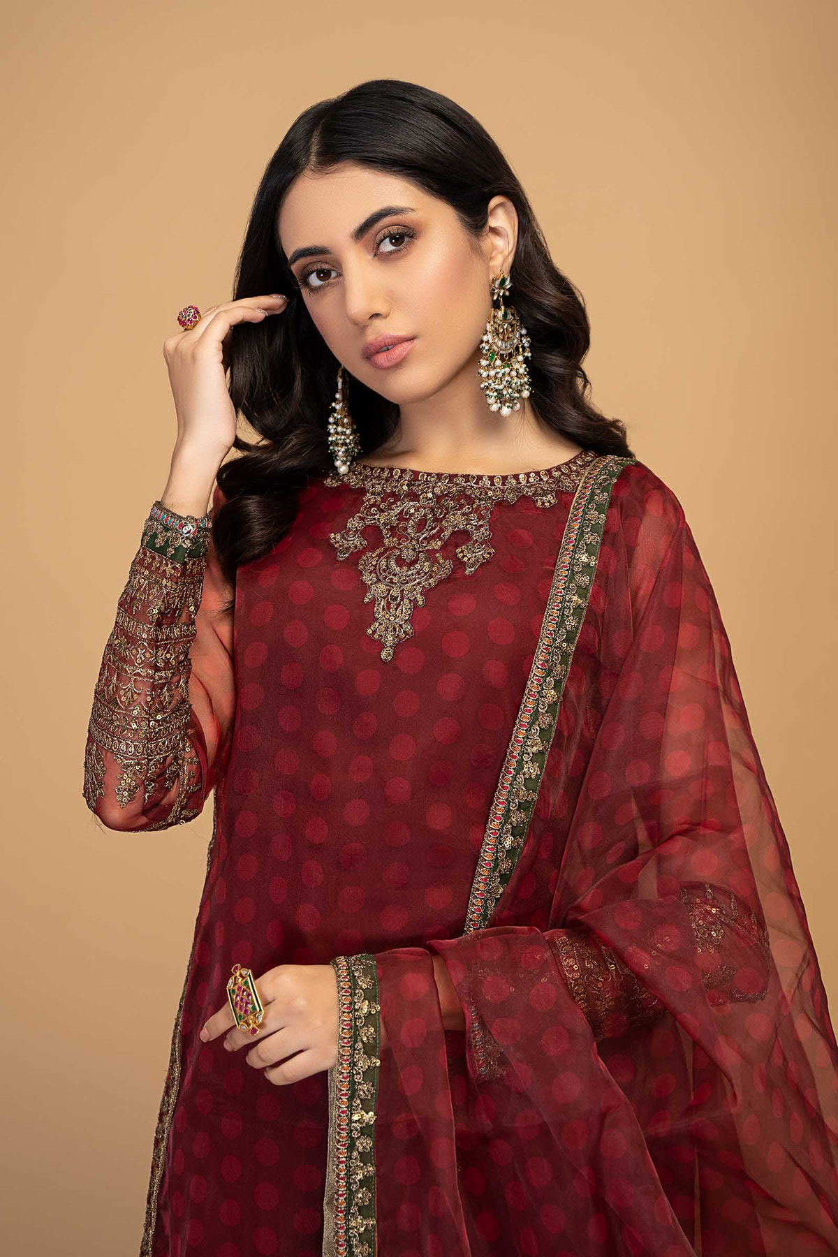 Maria B | Formal Wears | SF-EF23-08R1 -  Maria B Ladies Clothes - Original Designer Dress - House of Maryam