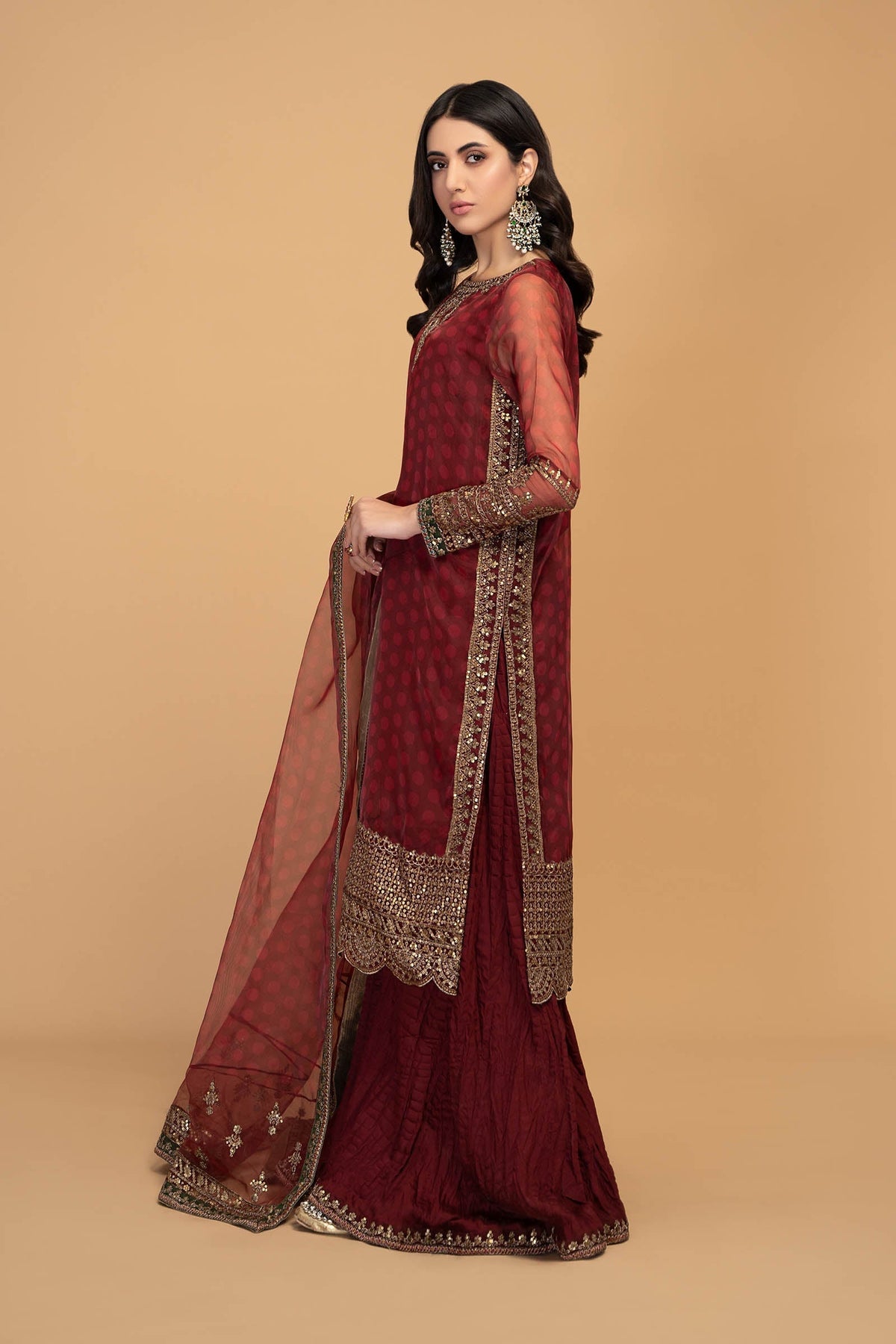 Maria B | Formal Wears | SF-EF23-08R1 -  Maria B Ladies Clothes - Original Designer Dress - House of Maryam