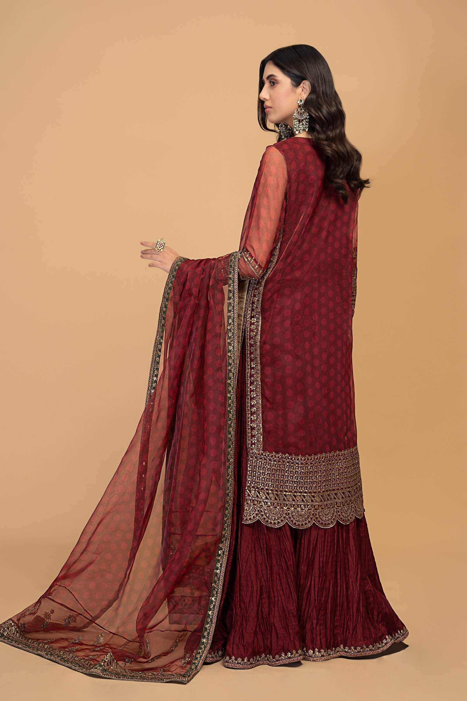 Maria B | Formal Wears | SF-EF23-08R1 -  Maria B Ladies Clothes - Original Designer Dress - House of Maryam