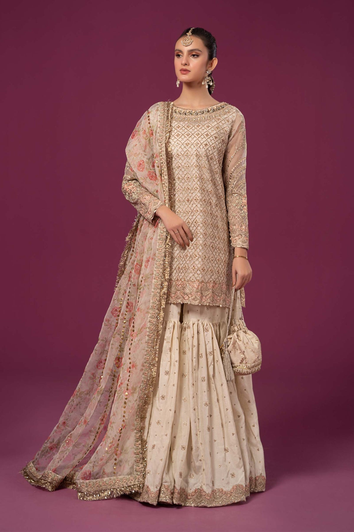 Maria B | Formal Wears | SF-EF24-01 by Designer Maria B - House of Maryam - Pakistani Designer Ethnic Wear in {{ shop.shopifyCountryName }}