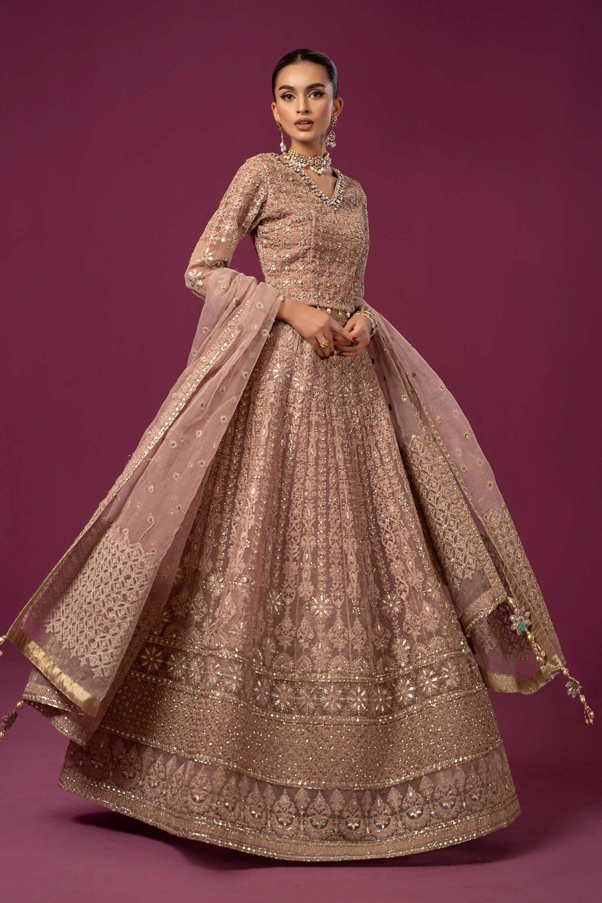 Maria B | Formal Wears | SF-EF24-02 -  Maria B Formal - Original Designer Dress - House of Maryam