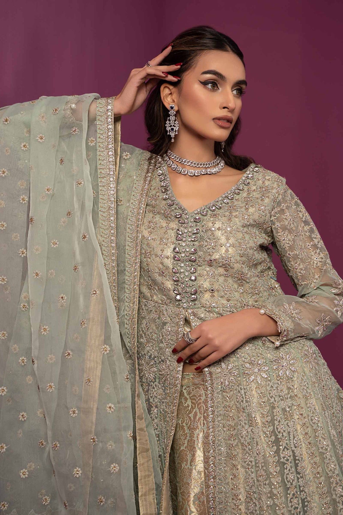 Maria B | Formal Wears | SF-EF24-04 by Designer Maria B - House of Maryam - Pakistani Designer Ethnic Wear in {{ shop.shopifyCountryName }}