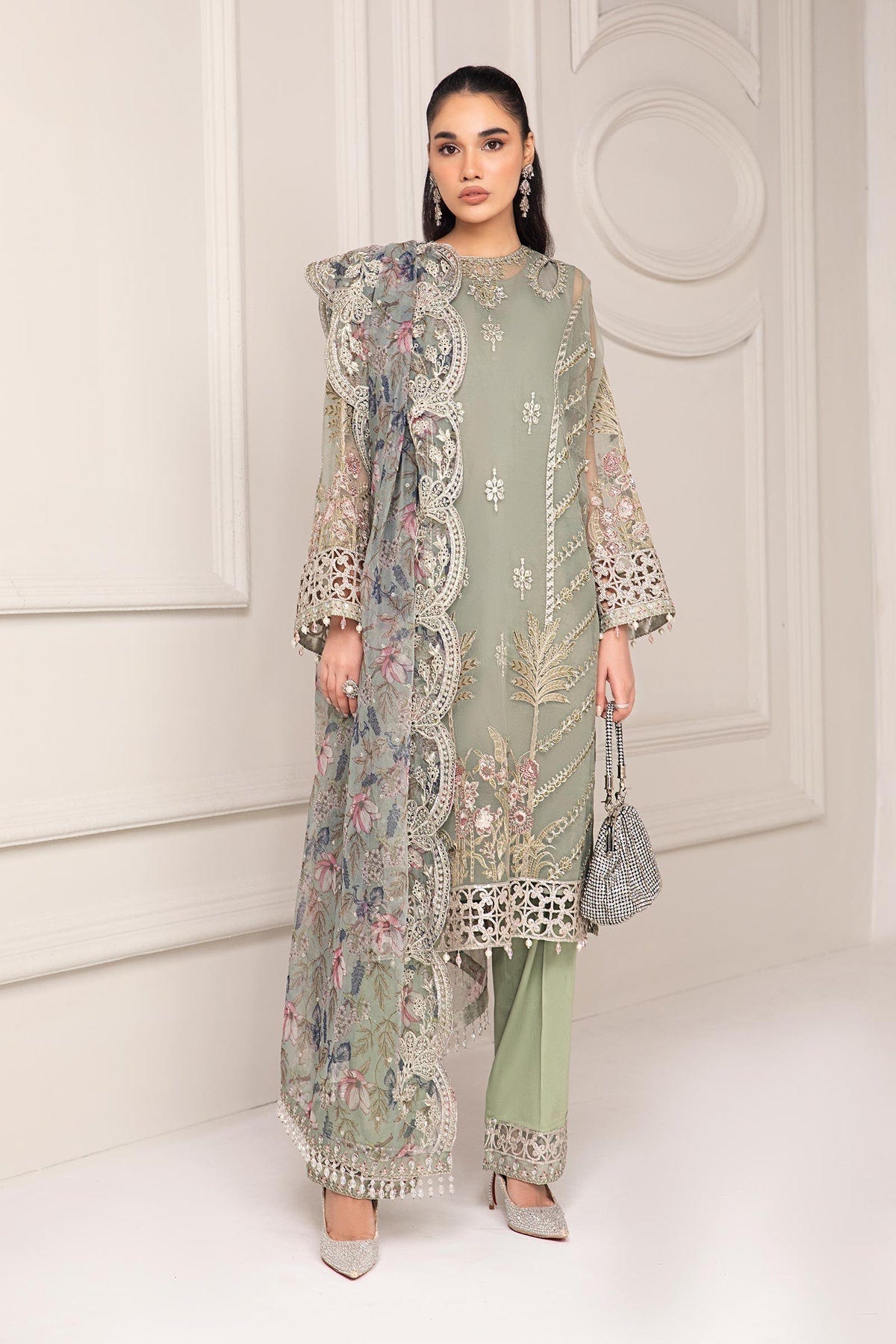 Maria B | Formal Wears | SF-EF24-12 -  Maria B Formal - Original Designer Dress - House of Maryam