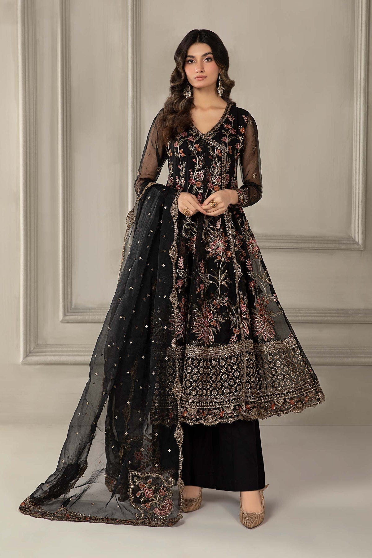 Maria B | Formal Wears | SF-EF24-19 -  Maria B Formal - Original Designer Dress - House of Maryam